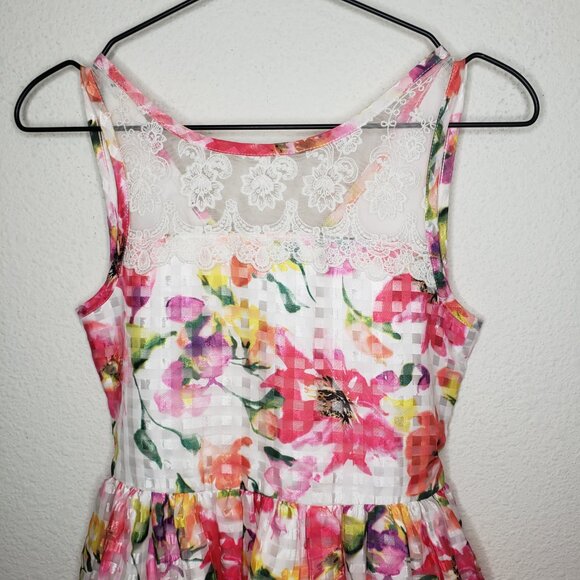 Bloome Girls Sz 16 Floral Lace Dress - Picture 3 of 7